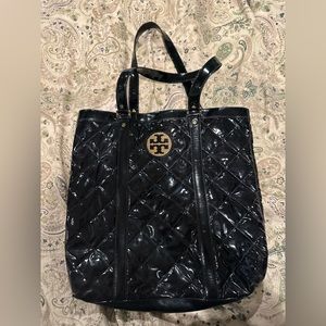Authentic Tory Burch Patent Leather Tote